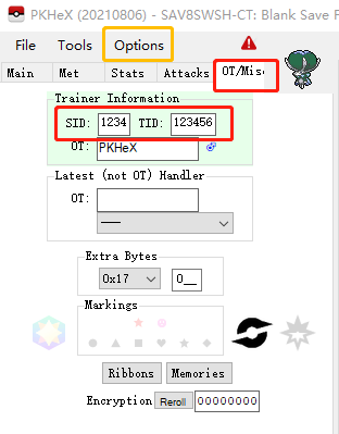 PKHeX界面